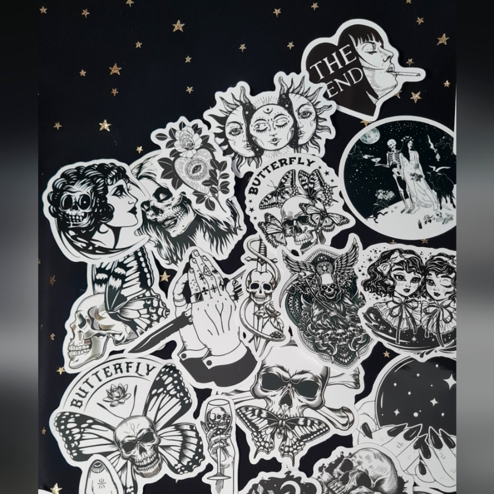 Gothic Witchy Tarot Stickers 50 Pack - Picture 2 of 5